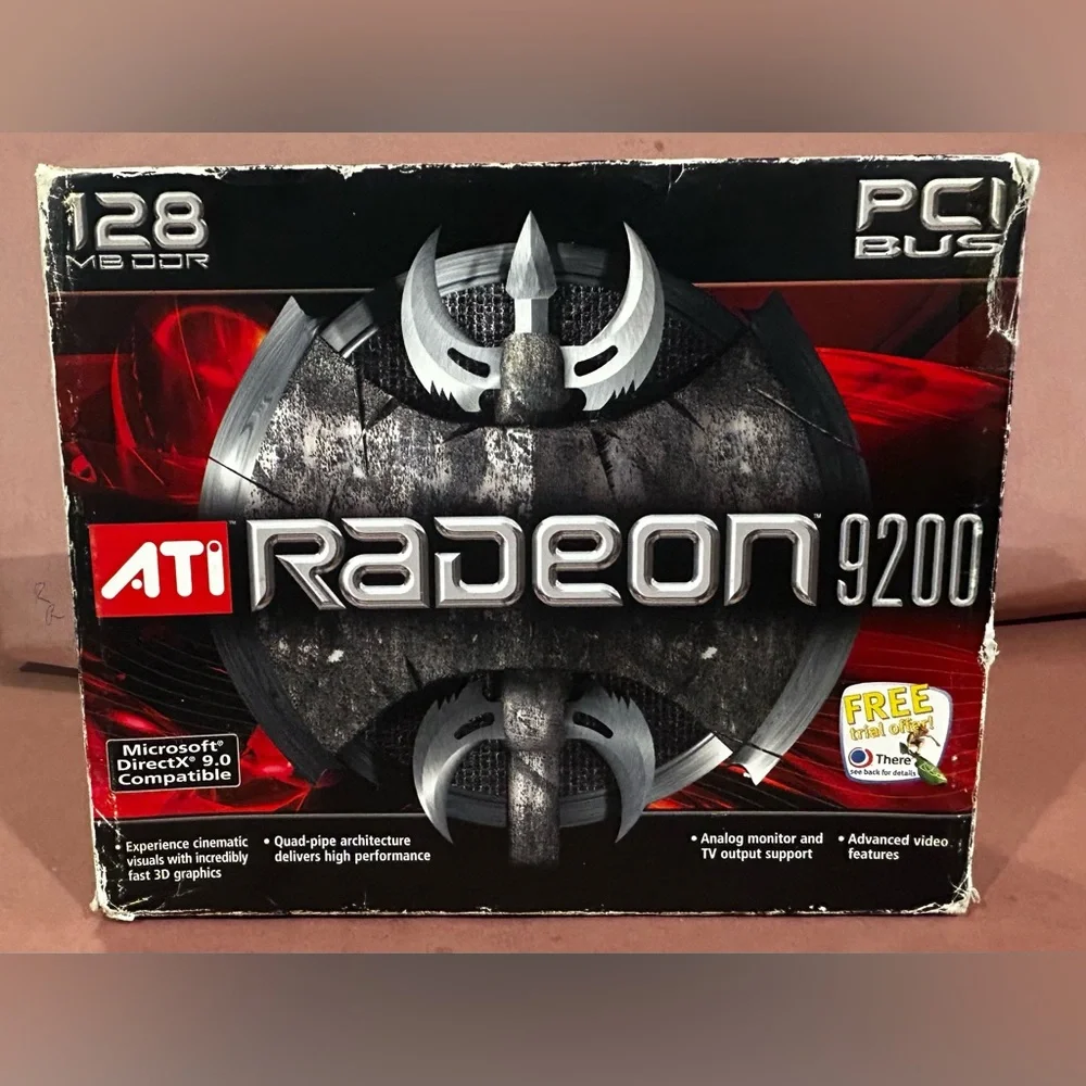 ATI Radeon 9200 Sapphire PCI 128MB 100-436009 NOS Open Box w/Driver & RAGE Disc